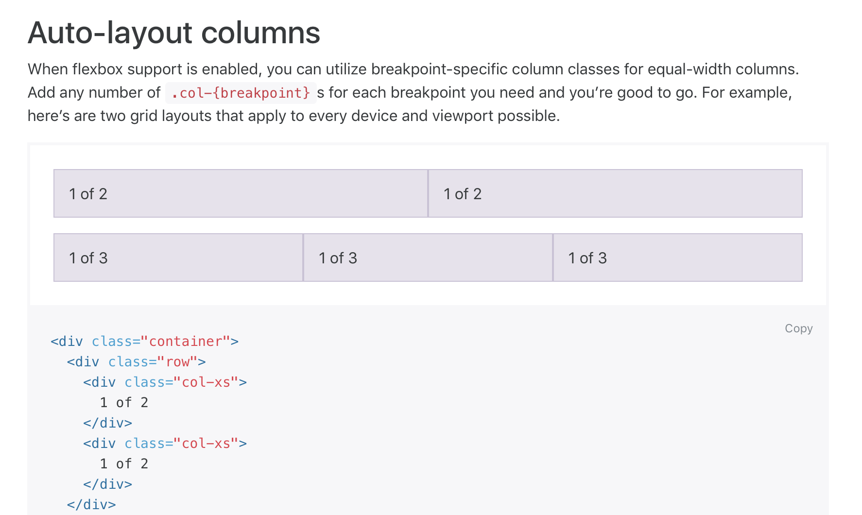 Flexbox auto-layout